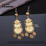 Wando Money Coin Earrings Islamic Muslim Arab Coins Earrings