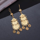 Wando Money Coin Earrings Islamic Muslim Arab Coins Earrings