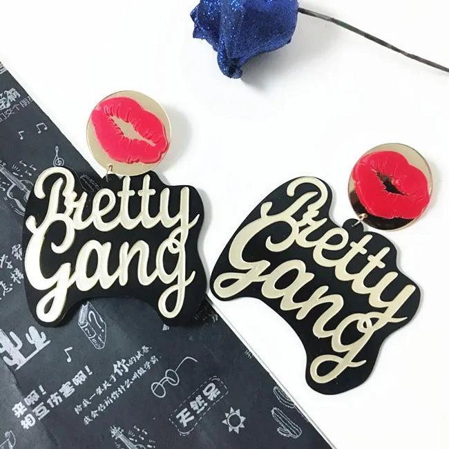 90s Y2K Punk Crown Dangle Earrings For Women