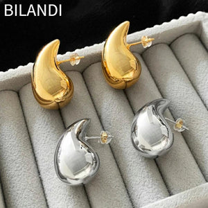 Bilandi 925 Silver Teardrop Earrings Women Girl Party Wedding Gift