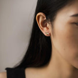 925 Silver Butterfly Stud Earring Dragonfly Piercing Bees Clips