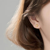 Davis Sweet Knot Stud Earrings 925 Sterling Silver