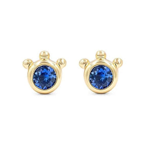 Sapphire 925 Silver Drop Earrings Wedding Jewelry