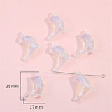 Cartoon Bear Flower Butterfly Dolphin Acrylic Charms