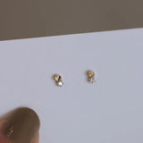 925 Silver Plated Zircon Earrings for Women