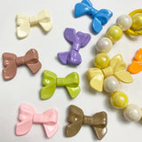 20Pcs 32MM Acrylic Bowknot Spacer Beads for DIY Craft Jewelry Making