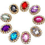 Acryl Flat Back Bead Embellishments for DIY Crafts 10pcs
