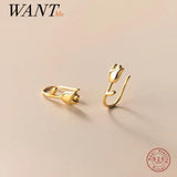 925 Silver Tulip Flower Stud Earrings Sweet Romantic Jewelry