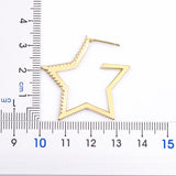 Star Pendant Drop Earrings for Women Wedding Gift