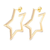 Star Pendant Drop Earrings for Women Wedding Gift