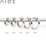925 Sterling Silver Circle Hoop Earrings Jewelry