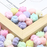 Acrylic Cat Paw Beads 16x19mm for DIY Jewelry Making