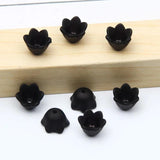 100pcs Matte Acrylic Beads DIY Jewelry Making 7x10mm