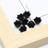 100pcs Matte Acrylic Beads DIY Jewelry Making 7x10mm