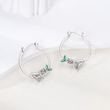 925 Silver Stud Earring Pearl Flower Heart Round Studs