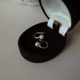 925 Silver Plated Shell Pearl Earrings for Women