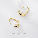 Water Drop Earrings 925 Sterling Silver Dangle Fine Jewelry
