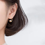 Water Drop Earrings 925 Sterling Silver Dangle Fine Jewelry