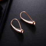 925 Silver Water Drop Earrings Wedding Jewelry 3 Colors