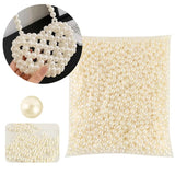 3-12mm Pure White/Pearl Round Plastic Pearl Beads for Jewelry Making