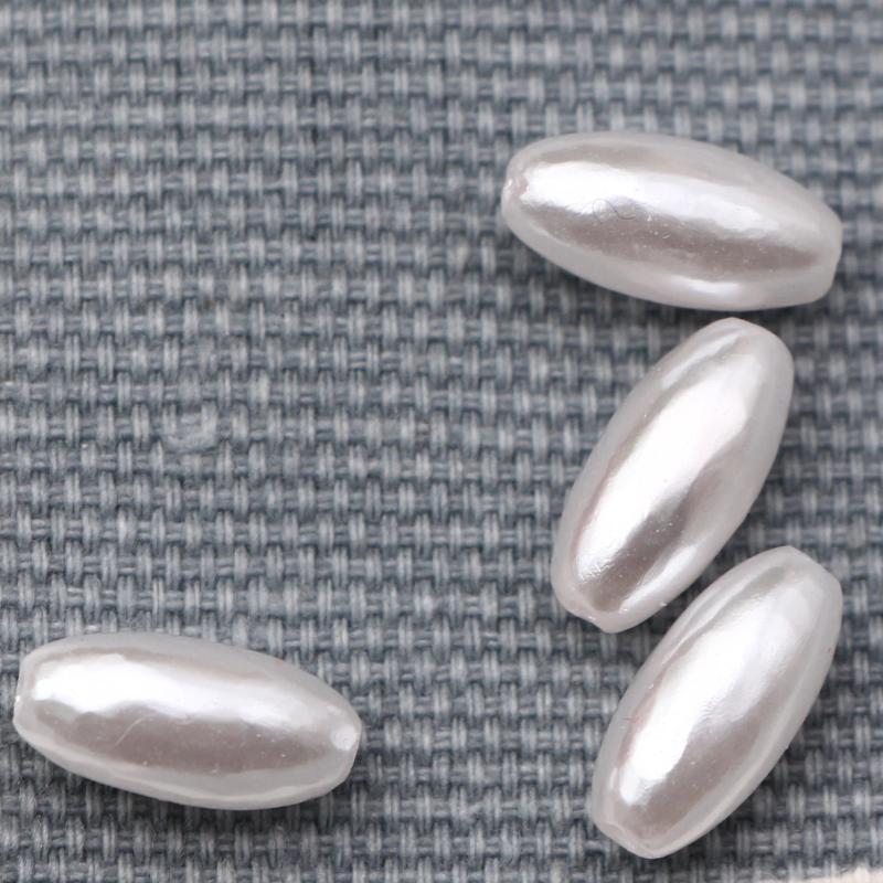 200pcs Oval Pearl Beads for Jewelry Making Arts Crafts Sewing DIY