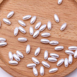 200pcs Oval Pearl Beads for Jewelry Making Arts Crafts Sewing DIY