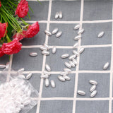 200pcs Oval Pearl Beads for Jewelry Making Arts Crafts Sewing DIY