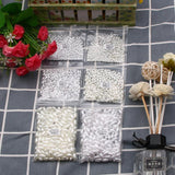 200pcs Oval Pearl Beads for Jewelry Making Arts Crafts Sewing DIY