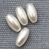 200pcs Oval Pearl Beads for Jewelry Making Arts Crafts Sewing DIY