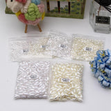 200pcs Oval Pearl Beads for Jewelry Making Arts Crafts Sewing DIY