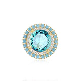 Turquoise 925 Silver Earring Stud Gems Fine Jewelry Mom Gift
