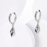 925 Silver Stud Earring Pearl Flower Heart Earrings Round Stud Jewelry Gift