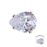 AAA+ Cubic Zirconia Sew Silver Beads Dance Clothes Jewelry