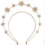 Rhinestone Star Headbands for Bride Wedding Party Hair Accessories
