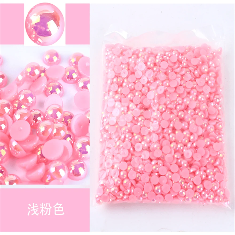 2-14mm AB ABS Pearl Acrylic Resin Mobile Phone Manicure