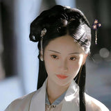 Black Sandalwood Hair Sticks Girls Hanfu Decor Hair Accessories