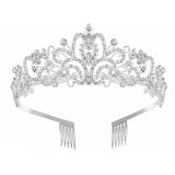 Crystal Crown Tiaras Prom Headband Bride Hair Jewelry