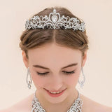 Crystal Crown Tiaras Prom Headband Bride Hair Jewelry