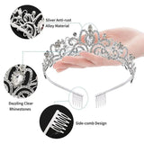Crystal Crown Tiaras Prom Headband Bride Hair Jewelry