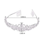 Crystal Crown Tiaras Prom Headband Bride Hair Jewelry