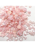 Y2K 3D Pink Pearls Nail Art Charms Shapes - Acrylic Pearls