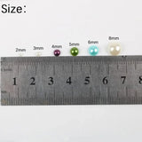 Flat Back Pearls 2-10mm Half Round Loose Beads Nail Art DIY Crafts