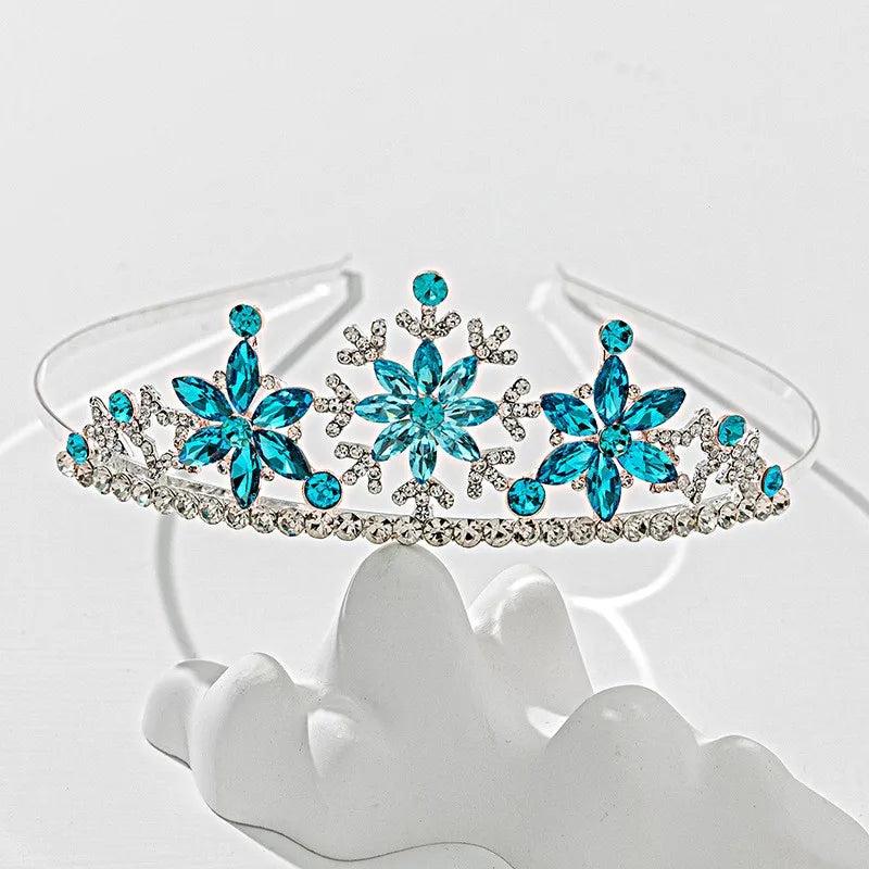Snowflake Crown Headband Princess Hair Accessories
