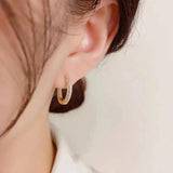 Zircon Circle Red Pearl Pendant Earrings for Women