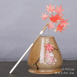 Red Acetic Acid Plate Maple Leaves Hair Stick Hairpins