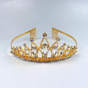 Colorful Crystals Crown Bridal Wedding Hair Accessories