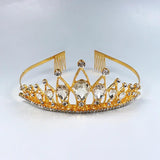 Colorful Crystals Crown Bridal Wedding Hair Accessories