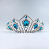 Colorful Crystals Crown Bridal Wedding Hair Accessories