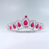 Colorful Crystals Crown Bridal Wedding Hair Accessories