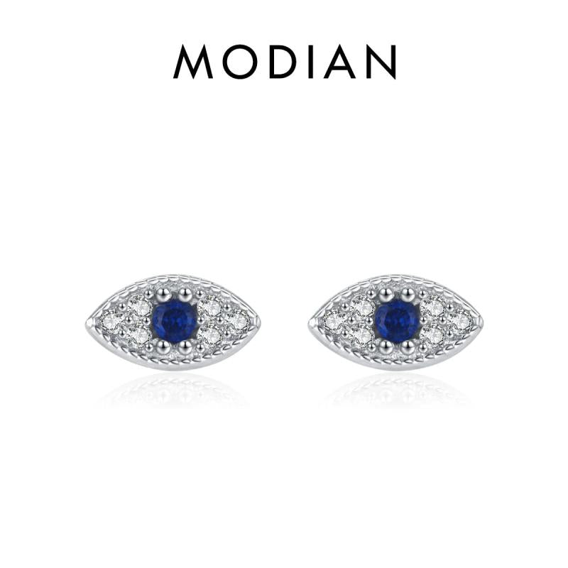 925 Silver Tiny Eye's Stud Earrings for Women